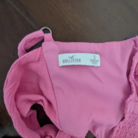 Hollister Pink Long Summer Dress - Picture 5 of 5